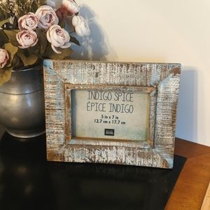 Painted wooden photo frame